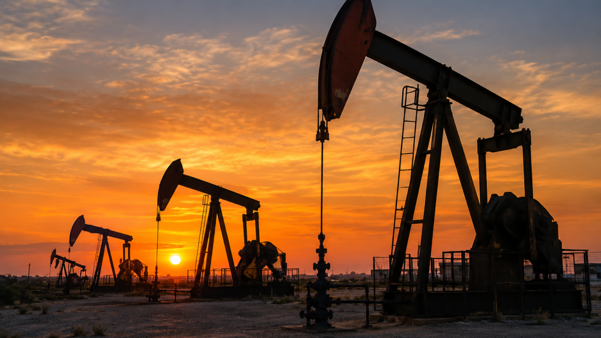 Sunset Oilfield Pumpjacks